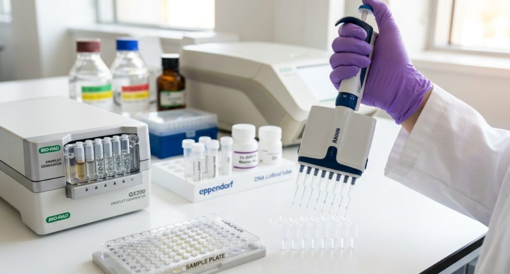ddPCR Titration of AAV Preps,  End To End